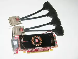 Dell Optiplex Tower GX280 GX620 330 360 380 390 Quad 4 Monitor DVI Video Card  - Picture 1 of 2