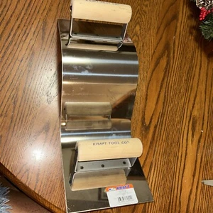 KRAFT TOOL CF512 Stainless Steel Curb/Gutter Tool,3"R - Picture 1 of 2