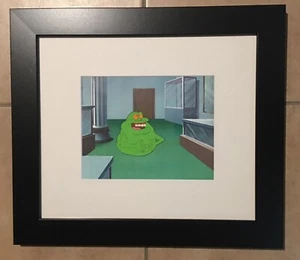 THE REAL GHOSTBUSTERS gerahmt Original Animation Cel #2 von SLIMER - Bild 1 von 3
