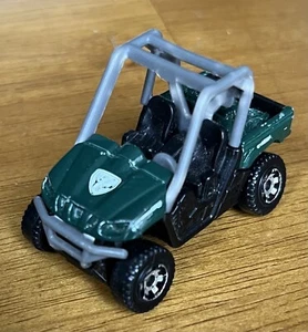 2009 Matchbox Outdoor Sportsman Yamaha Rhino Dark Green Diecast Vehicle 1:64 - Picture 1 of 6