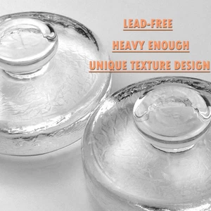 5-Pack Glass Fermentation Weights with Easy Grip Handle and Unique Texture De... - Picture 1 of 12