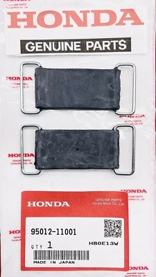 HONDA CT70 CT 70 MINTRAIL 70 K0 (1969-71) RUBBER BATTERY STRAPS  QTY 2 OEM - Image 1 of 3