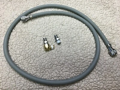 HONDA GENERATOR EXTENDED RUN SINGLE MARINE FUEL LINE DUAL COUPLERS - Image 1 of 4