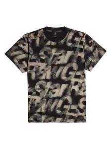 G-Star Raw T-Shirt, Herren XL, G-Star Light Chalk Sprayed Letters Crewneck T-Shirt - Bild 1 von 15