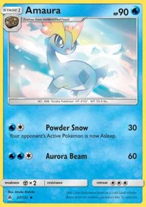 Amaura - 27/131 Forbidden Light Uncommon Pokemon Card - Picture 1 of 1