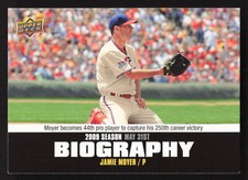2010 Upper Deck Season Biography  Jamie Moyer #SB-66 Philadelphia Phillies