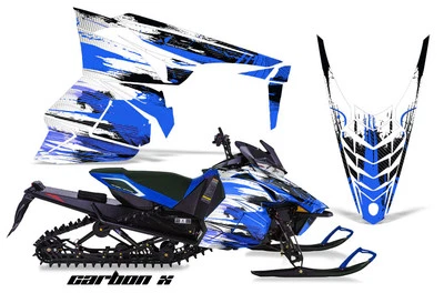 Sled Graphic Decals Stickers For Yamaha Viper SR/SRT/RTX/SE 2014-2016 CARBONX U - Image 1 of 2