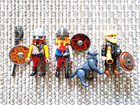 3x playmobil History Figuren Wikinger Krieger mit Wolf