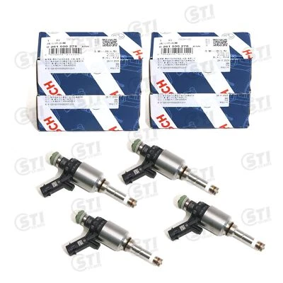 BOSCH 4x boquillas inyectoras de combustible para VW GTI Passat CC Audi A4 A5 A6 TT 2.0TFSI Foto 1 de 4