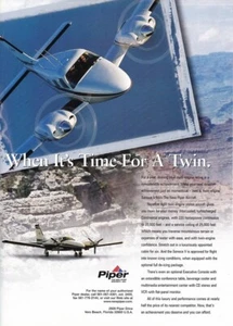 Pubblicità aeronautica Piper Seneca 1999 14/02/2024h - Foto 1 di 1