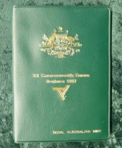 1982 Australian XII Commonwealth Games Brisbane Mint Set, 6 Coins in Folder - Picture 1 of 7
