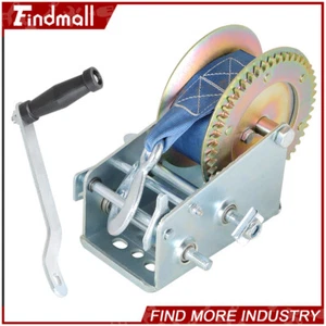 Findmall 3500 lbs Hand Winch & Boat Trailer Crank Winch With 10 m Strap Winch - Bild 1 von 14