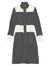 Hanley Mellon Women's Polka Dot Tweed Trench Coat 0 Black