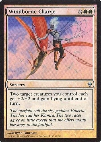 MTG - Zendikar - Windborne Charge - Foil - NM - Image 1 of 1
