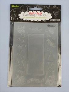Darice Embossing Essentials Folder 1215-66 Tree w/Pinecone Craft Scrapbooking - Picture 1 of 8