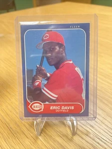 1986 FLEER BASEBALL CARD "ERIC DAVIS"  #175 - Picture 1 of 2