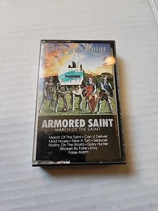 Armored Saint - March Of The Saint Cassette - 1984 Chrysalis Records - Picture 1 of 2