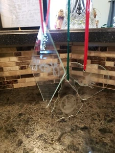 Etched Glass Christmas Ornaments - Picture 1 of 3