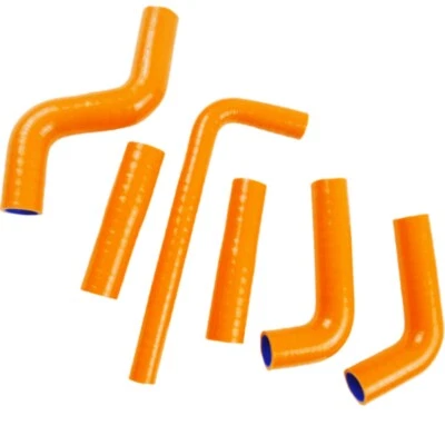 For 2002 - 2006 KTM 400/525 EXC 2003 2004 2005 ORANGE Silicone Radiator Hose Kit - Изображение 1 из 4