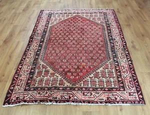 Traditional Vintage Wool Handmade Classic Oriental Area Rug Carpet 192X 121 cm - Picture 1 of 12