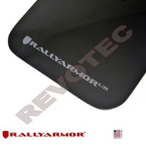 Algas de barro Rally Armor para sedán Mitsubishi Lancer 07-17 negro con logotipo gris - Imagen 1 de 2