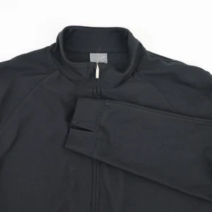 Nike Unisex Youth Full Zip Lightweight Black Jacket Sz L 12-14 - Picture 1 of 6