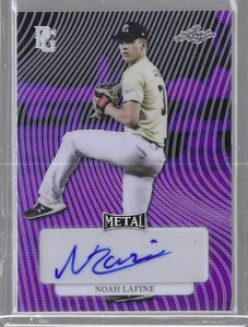 NOAH LAFINE 2023 Leaf Perfect Game RC XRC Auto 1/1 - Picture 1 of 2