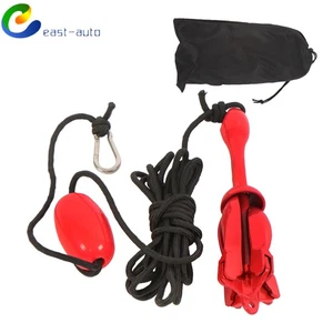 Portable Folding Anchor Buoy Kit 5.5lb For Canoe Kayak Raft Boat Fishing PWC - Picture 1 of 17
