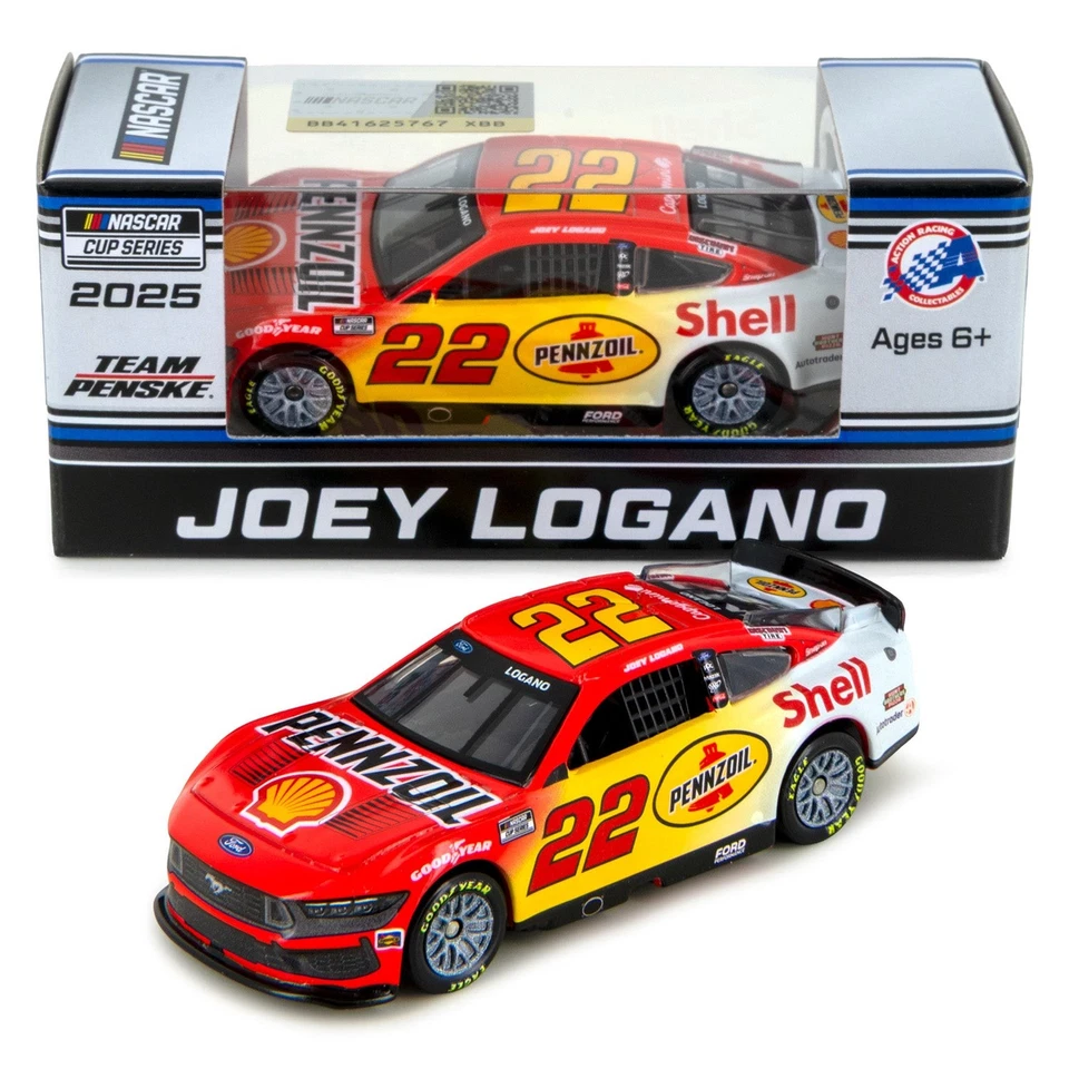 Coche diecast Joey Logano Shell Pennzoil Daytona 1:64 estándar 2025 Foto 1 de 1