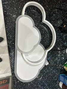 Dimmable LED Ceiling Light Modern Chandeliers Room Bedroom Cloud Lamp Tool - Picture 1 of 3