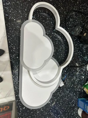 Dimmable LED Ceiling Light Modern Chandeliers Room Bedroom Cloud Lamp Tool - Image 1 of 3