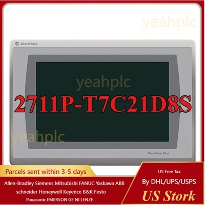 2711P-T7C21D8S SER D Allen-Bradley HMI Panelview Plus 7 Terminal Sealed new! - Image 1 of 4