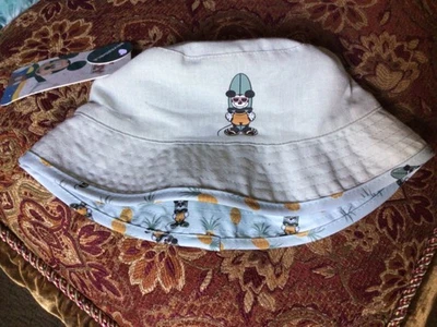 Disney Mickey Mouse Toddler Reversible Bucket Style  Hat Pineapple blue green - Image 1 of 4