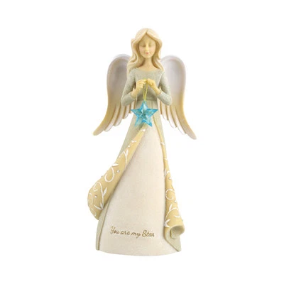 Enesco Foundations Expressions You are My Star Angel Figurine 7.5 Inch - Image 1 of 2