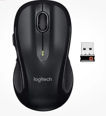 Logitech M510 Wireless Mouse, Comfortable Shape with USB Unifying Receiver,Black - Image 1 of 4
