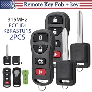 Mando a distancia de entrada sin llave 2 llaveros de repuesto para Infiniti G35+ 2003 2004 2005 2006 - Imagen 1 de 12