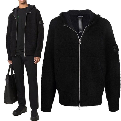 Felpa con cappuccio e zip Stone Island Shadow Badge 7519502A2 V2029 27481312