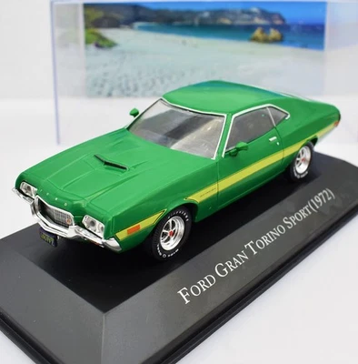 Modellini auto americane scala 1:43 FORD GRAN TORINO SPORT diecast modellismo - Immagine 1 di 4
