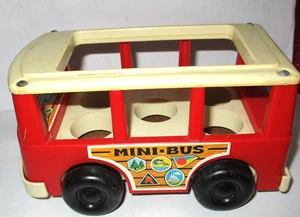 1969 Fisher Price Play Family Mini-Bus #141 - Picture 1 of 4