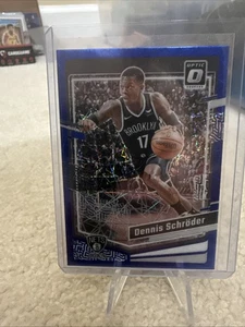 DENNIS SCHRODER 2023-24 Panini Donruss Optic #106 BLUE VELOCITY PRIZM - Picture 1 of 3