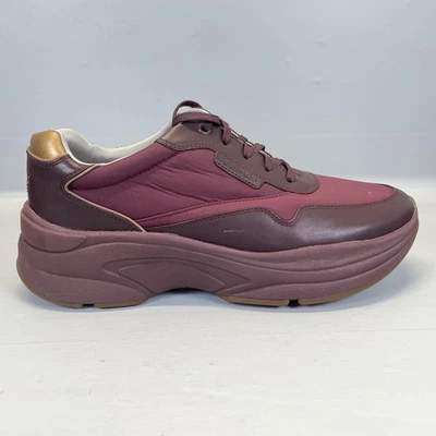Rockport ProWalker Next Shoes Womens Size 9.5 Burgundy Walking Casual Sneakers - Image 1 of 4