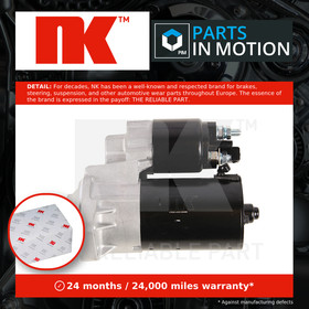 Starter Motor fits VW GOLF Mk3, Mk4 2.0 98 to 06 NK 020911023F 020911023FX New