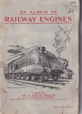 WILLS'S - RAILWAY ENGINES - 1936 - FULL SET IN GREY ALBUM - Image 1 of 2