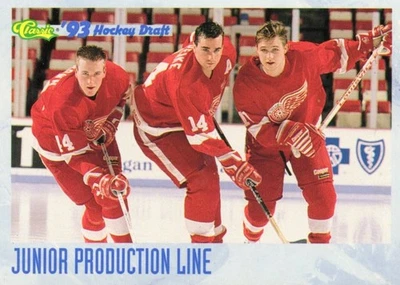 1993-94 Classic Draft Kevin Brown Pat Peake Bob Wren Junior Production Line #33 - Image 1 of 2