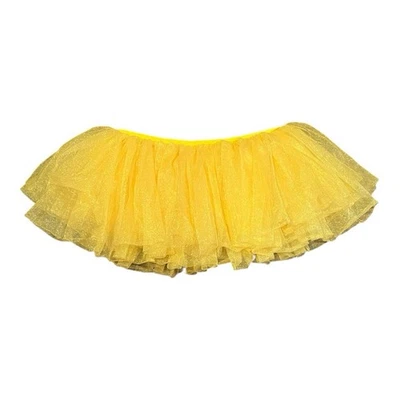 Amscam Adult One Size Yellow Tutu 10" Elastic Waist Costume Ballerina - Image 1 of 4