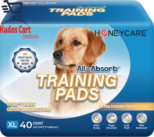 All-Absorb Extra Large Training Pads 40 Pack Pet Dog Pup Non-Leak Elimante Odour - Picture 1 of 10