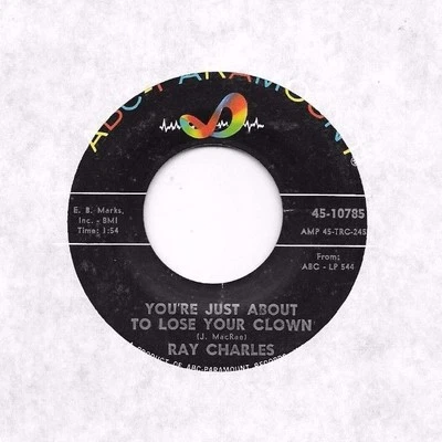 RAY CHARLES * 45 * Together Again * 1966 #19 * VG+ USA ORIGINAL ABC Vinyl * OOP - Image 1 of 2