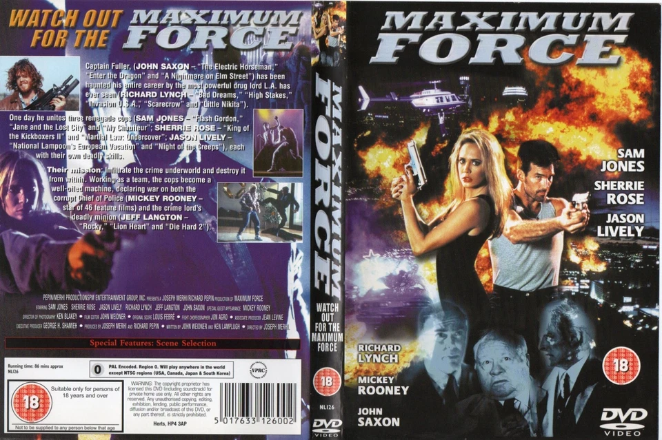 Maximum Force (DVD, 2003) Region 0 - Image 1 of 1