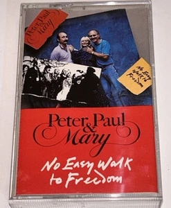 Peter Paul & Mary No Easy Walk To Freedom Folk Music Album Cassette 1P13 - Picture 1 of 4
