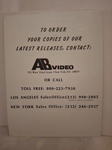 "THE TEMPTRESS" w/TIGR & DESTINY DUVALL * '84  PHOTO AD SLICK  8.5" x 11" - Picture 1 of 4